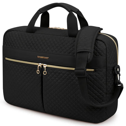 BAGSMART Large Capacity 17 inch Laptop Bag Shoulder Messenger Notebook Pouch Briefcase Office School Business Computer HandBag