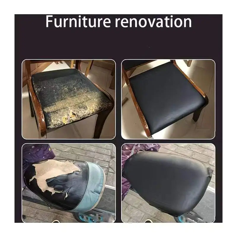 Self Adhesive Faux Leather Repair Sheet Waterproof Wear Resistant PU Leather Sticker DIY Refurbish for Sofa Couch Car Seat Chair