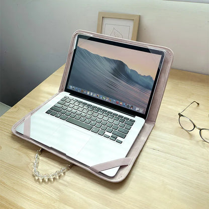 XMESSUN New Trendy PU Leather Laptop Case for Women,Fashion Designer The Computer Bag Is Suitable For 13, 14, 15 and 16 Inches