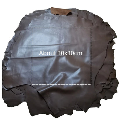 1mm Brown Sheepskin. First Layer Leather. Real Leather Fabric. Diy Handmade For Clothes. Clothes Mending. Whole Sheepskin
