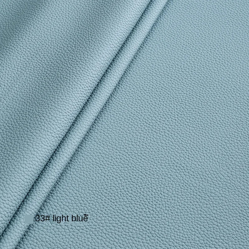 Litchi Textured PU Leather Fabric Thickened for Sofa Car Seats Designer Handmade Diy Sewing Material Cloth By The Meter