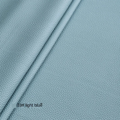Litchi Textured PU Leather Fabric Thickened for Sofa Car Seats Designer Handmade Diy Sewing Material Cloth By The Meter
