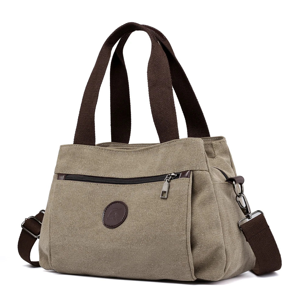 Women's Canvas Bag Handbags Shoulder Bags Messenger Bags Crossbody Bags Tote Large Capacity Work Bags bags for women