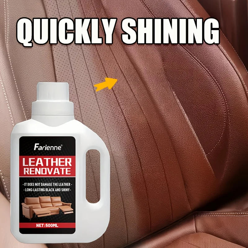 500ML Leather Care Cream, Restores Various Leathers, Car Seats, Sofas,Jackets,Shoes,All Colors Bags,Leather Clothing Maintenance