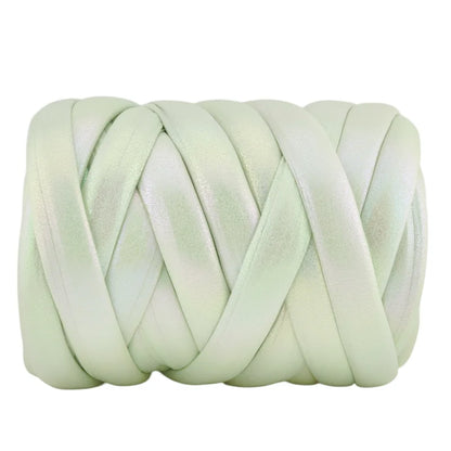 500g Thick Super Bulky Chunky Imitation Metal Leather Yarn for DIY Knitting Crocheting Thread Yarn for Handmade Bags Shoes Craft