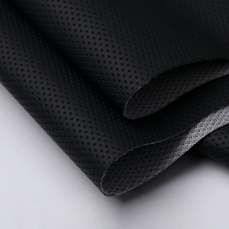 Not Stick Perforated Holes Leather Fabric Faux Leather Fabric for Furniture Couch Car Seat Office Chairs Sofa Repair Refurbished