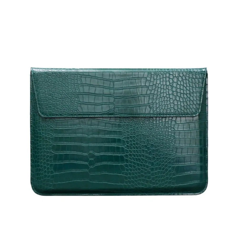 Magnetic Closure 13inch Laptop Bags Leather Bracket Laptop Sleeve Pouch Waterproof Lightweight Notebook Sleeve