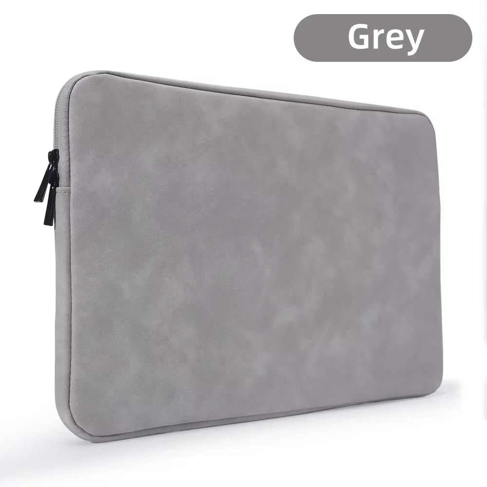 11 13 14 15 Inch Laptop PU Leather Protective Tablet Bag Computer Pouch Case Storage Bags Slim Laptop Sleeve for Macbook Perfect