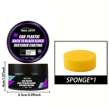 Car Universal Leather and Plastic Repair Polishing Wax Automotive interior reconditioning cream for leather/plastic/rubber care