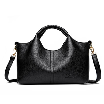 Authentic Leather Tote Bag Luxury Large Capacity Women's Single Shoulder Diagonal Crossbody Bags Fashion Simple Female Handbag