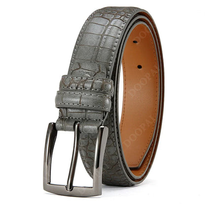 Famous Brand Business Belt Men Top Quality PU Luxury Leather Waist Strap Black Male Automatic Buckle Jeans Belts for Men