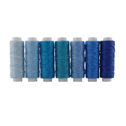 7PCS 0.55mm 30 Meters Leather Waxed Thread Cord For DIY Handicraft Tool Hand Stitching Thread Round Waxed Sewing Line