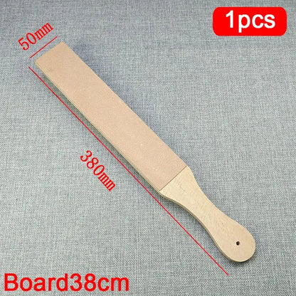 Leather for Knife Sharpening with Polishing Compound - Double Sided Stropping Leather : Knife for Wood Carving and Woodworking.