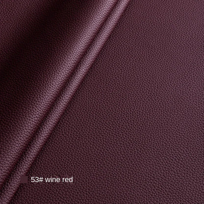 Litchi Textured PU Leather Fabric Thickened for Sofa Car Seats Designer Handmade Diy Sewing Material Cloth By The Meter