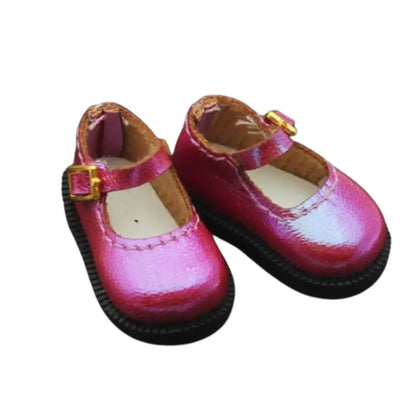 Accessories PU Leather 10cm Cotton Shoes Shoes Lightweight PU Leather Shoes 1 Pair Cute Leather Boots Clay