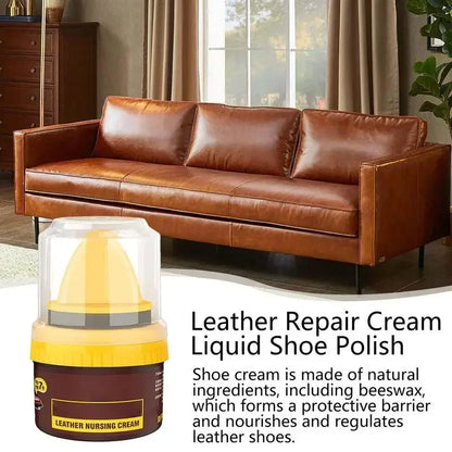 Leather Repair Cream Liquid Shoe Polish Nursing Shoes Leather Cleaner Shoes Polishing for Leather Shoes Sofa Seat Renovation