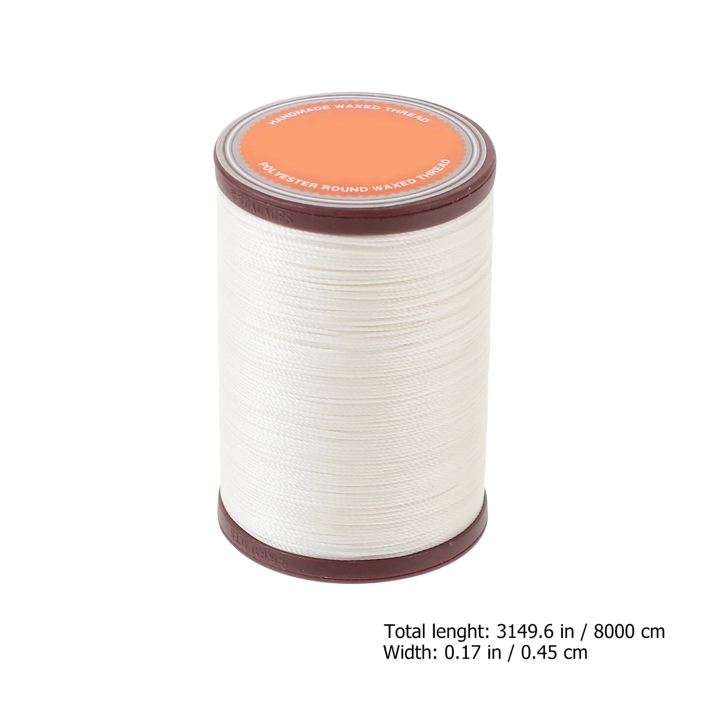 1PC 0.45mm Round Waxed Thread Leather Sewing Thread Hand Stitching Thread Waxed Linen Thread For Book Binding Diy Sewing Craft