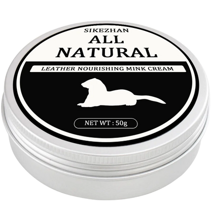 Car Leather Cleaning cream Seat Maintenance Care Oil Leather Restoration Mink Oil Cream Leather Sofa car Interior Polishing