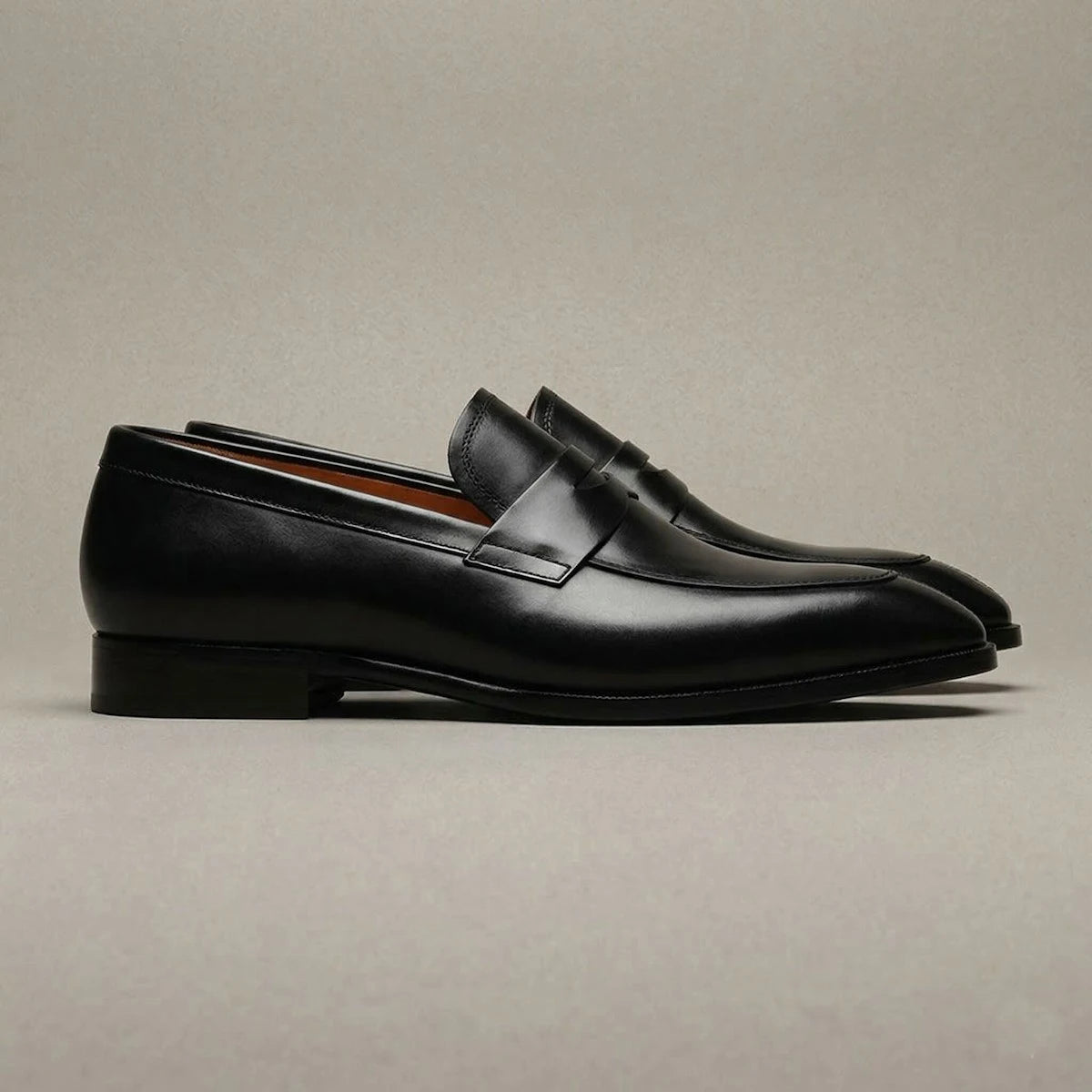 Men Loafer Casual Shoes Calf Leather Waterproofing Materials Formal Dress Shoes Oxfords for Men
