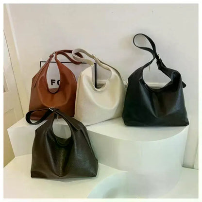 Fashion Leather Tote Bag For Women Trend Female Simple Large High Capacity Shoulder Bag Women Handbags Messenger Bags