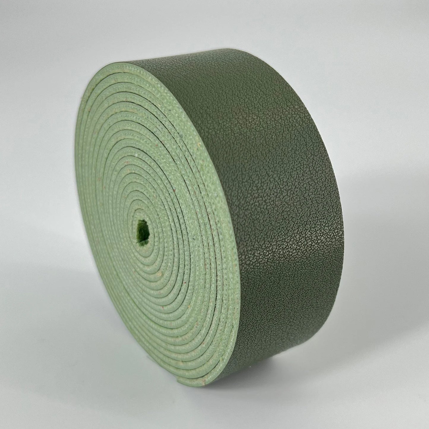 1 Roll of 2.5cm Wide Napa Texture Single Sided Synthetic Leather PU Strip 2mm Thickness for DIY Accessories Bag Strap Pet Collar