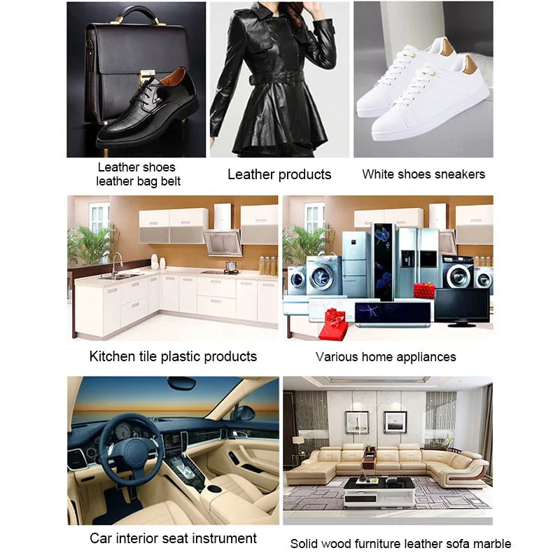 3 In 1 Deep Leather Conditioner Cream Restores Leather Surfaces Use On Leather Furniture Car Seats Shoes Bags