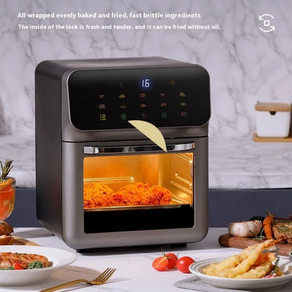 DIVEDEER new 10L multifunction oven intelligent air fryer household multi-layer baking electric oven