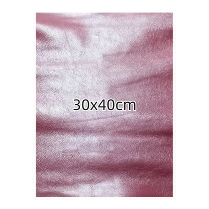 1.1/1.2mm Deep Pink Vegetable-Tanned Sheepskin. Top-Grain Leather. Genuine Leather Fabric. DIY For Bags By Hand. Whole Sheepskin