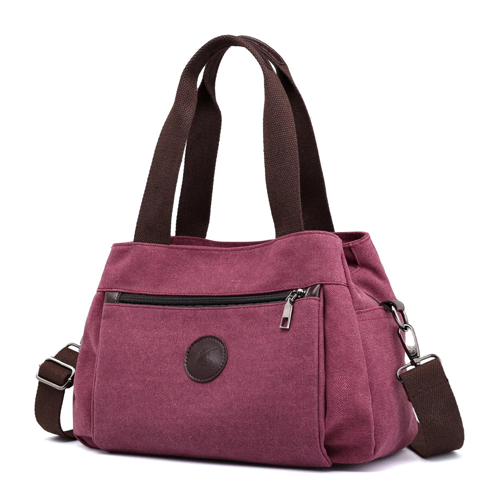 Women's Canvas Bag Handbags Shoulder Bags Messenger Bags Crossbody Bags Tote Large Capacity Work Bags bags for women