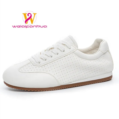 Women's Shoes - 2026 New Style Leather High-heel Dechen Shoes for Women, Retro Casual, Versatile and Sporty, Aigan Shoes Luxury