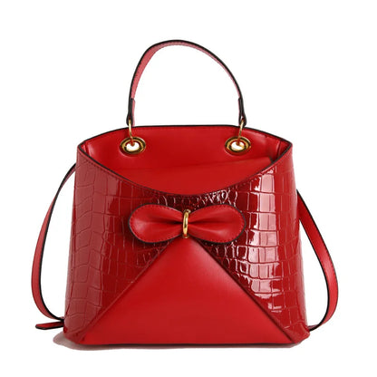 2026 New Women's Handbag Fashion High Quality Bow Women's Shoulder Bag Advanced Versatile Multi Functional Mobile Storage Bag