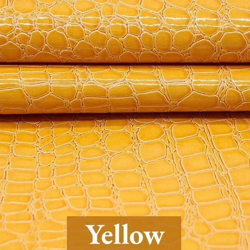 Crocodile Texture Self Adhesive Artificial Leather Repair Patch Repairing Sofas Furniture Seats DIY Leather Synthetic Leather