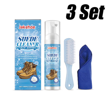 Suede Cleaner Kit Leather Velvet Knit Boot & Canvas Cleaner No-wash Dry Cleaning Foam Decontamination For Leather Sneakers Care