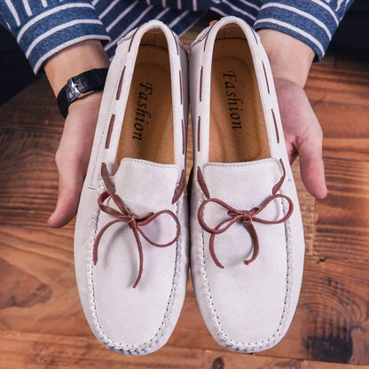 Leather Men Casual Shoes Luxury Brand comfortable Slip on Formal Loafers Men Moccasins Italian Soft Male Driving Shoes