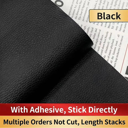 50x138cm Self-Adhesive PU Synthetic Leather Repair Patch Set for Car Seats Office Chairs Furniture Easy-to-Use Maintenance Kit