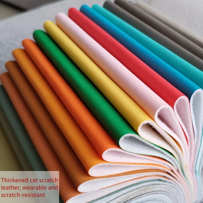 Synthetic Leather Fabric Cat Scratch Proof By The Meter for Upholstery Chair Sofa Cushion Sewing Cloth Wearable Waterproof Soft