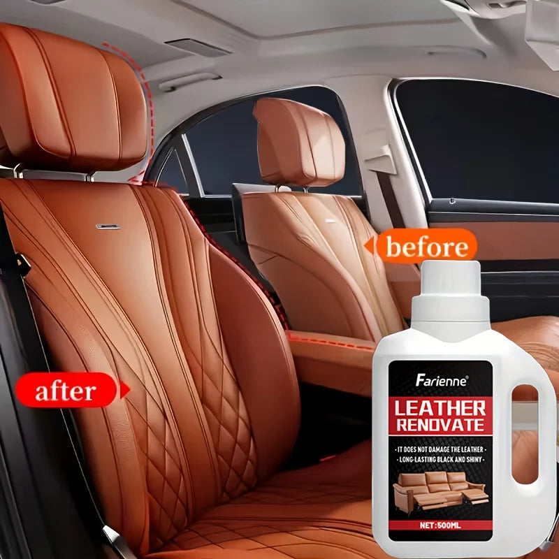 500ML Leather Care Cream, Restores Various Leathers, Car Seats, Sofas,Jackets,Shoes,All Colors Bags,Leather Clothing Maintenance