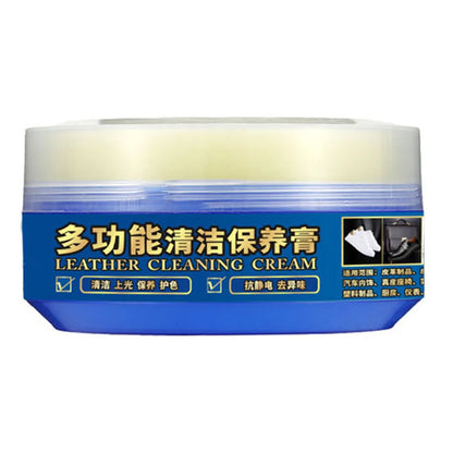 3 In 1 Deep Leather Conditioner Cream Restores Leather Surfaces Use On Leather Furniture Car Seats Shoes Bags