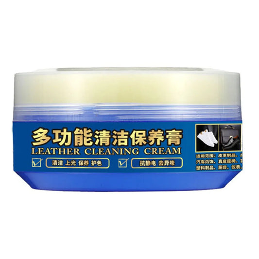 3 In 1 Deep Leather Conditioner Cream Restores Leather Surfaces Use On Leather Furniture Car Seats Shoes Bags
