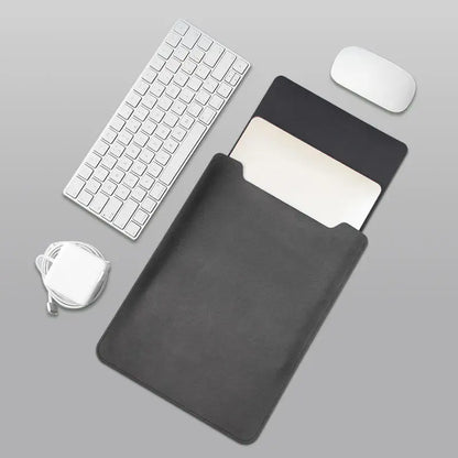 11/12/13/13.3/14/15/16in Suitable for Non-magnetic Laptop Inner Bag PU Leather Ultra-thin Portable Computer Bag Protective Case