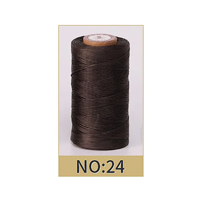 50M 0.8mm Thickness Waxed Thread For Leather Waxed Cord For Diy Handicraft Tool Hand Stitching Thread Flat Waxed Sewing Line