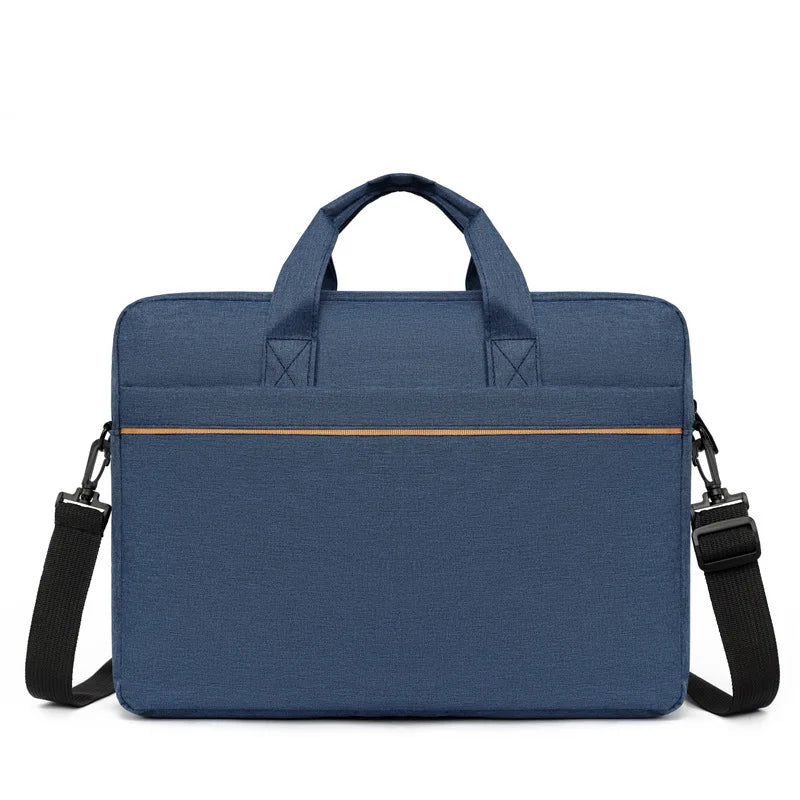 Laptop shoulder bag, men's laptop bag, large capacity business briefcase, inner bag storage
