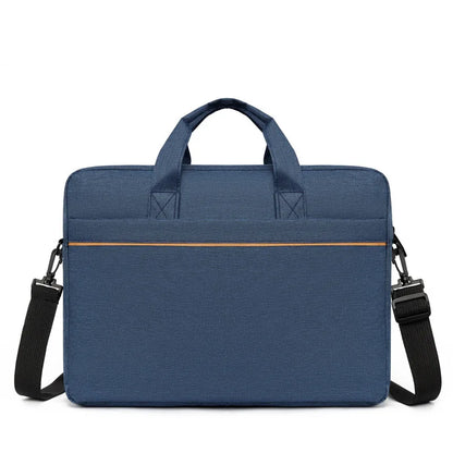 Laptop shoulder bag, men's laptop bag, large capacity business briefcase, inner bag storage
