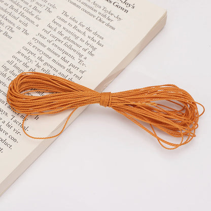 1mm Waxed Thread Polyester Waxed String for Crafts Leather Sewing Jewelry Making DIY Tools High Strength Waterproof Waxed Cord