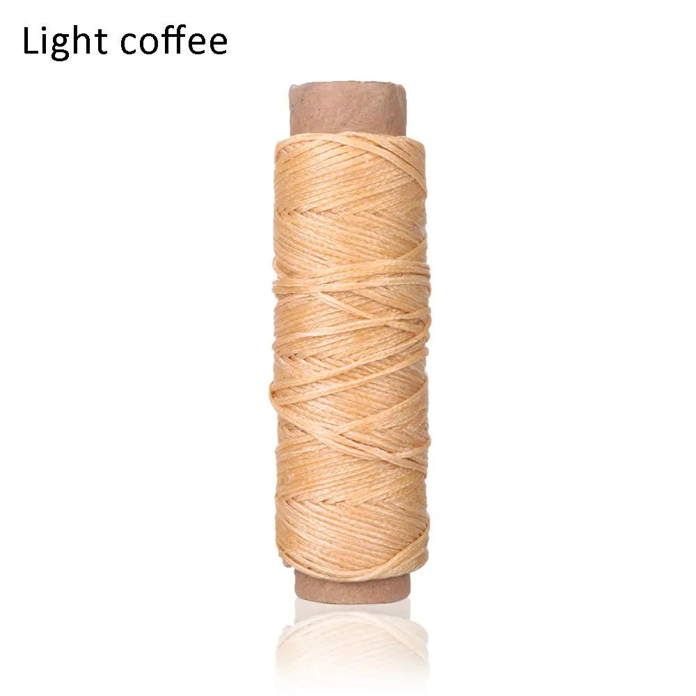 30m/roll Waxed Thread Cotton Cord String Strap Hand Stitching Thread for Leather Handicraft Tool Material Accessories
