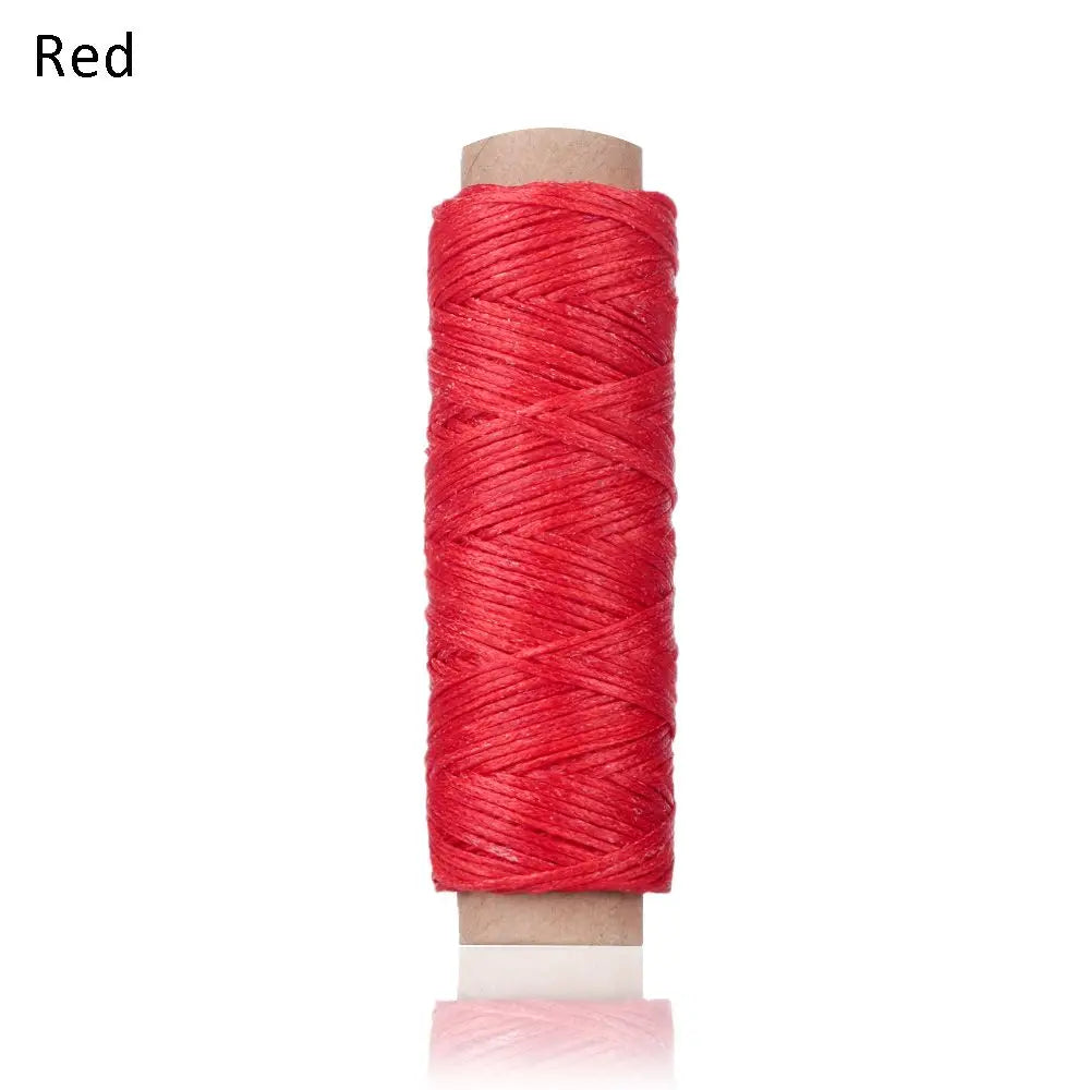 30m/roll 150D Flat DIY Hand Stitching Leather Sewing Line Waxed Thread Cord
