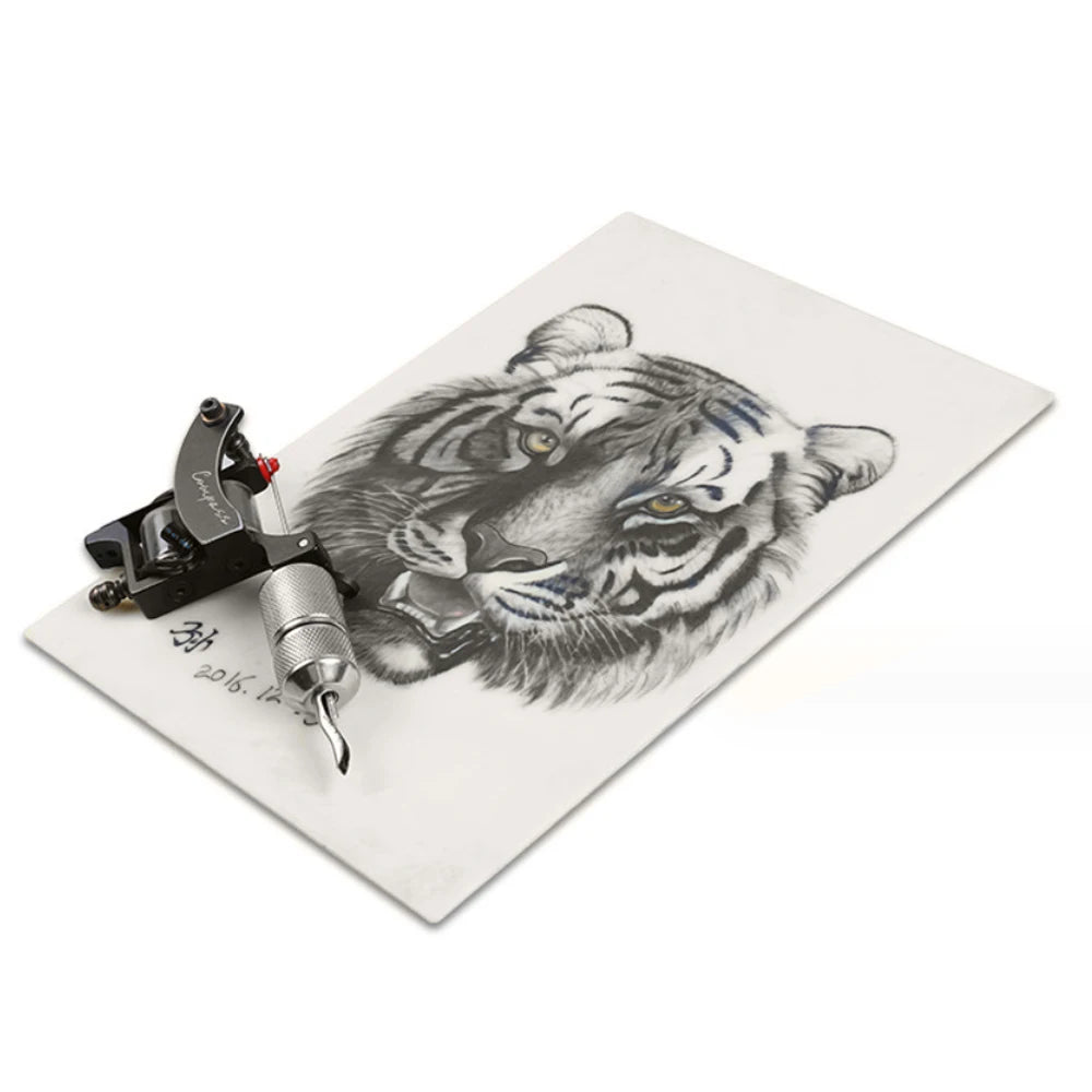 Realistic Piel Sintetica Para Tatuaje Leather Grain Surface Soft Silicone Tattoo Practice Skin Double Sided Hair Stroke Pattern