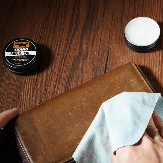 Mink Oil Cream Practical Leather Maintenance Cream Leathercraft Accessories for Shoes Bags Leather Care Repair Wax Dropshipping
