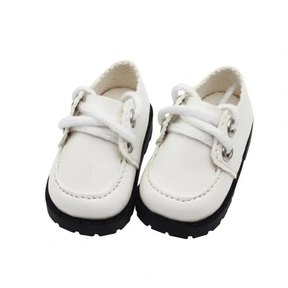 Accessories PU Leather PU Leather Shoes Lightweight Shoes Miniature Shoes 1 Pair Mini Dress Up Shoes Gifts