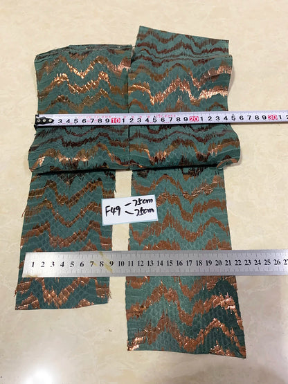 Leather Snake Skin for Phone Case and Belt DIY,Handmade Watch Strap Making Materials, Color Series, Special Offer